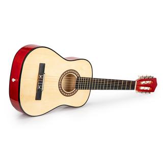 Northio  Grande chitarra per bambini in legno, 6 corde, ECOTOYS 