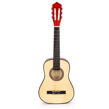 Grande chitarra per bambini in legno, 6 corde, ECOTOYS