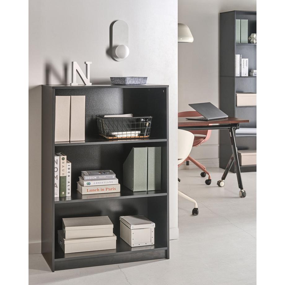 Beliani Libreria a 3 ripiani en Pannello di fibre (LDF) Minimalista ZEHNA  