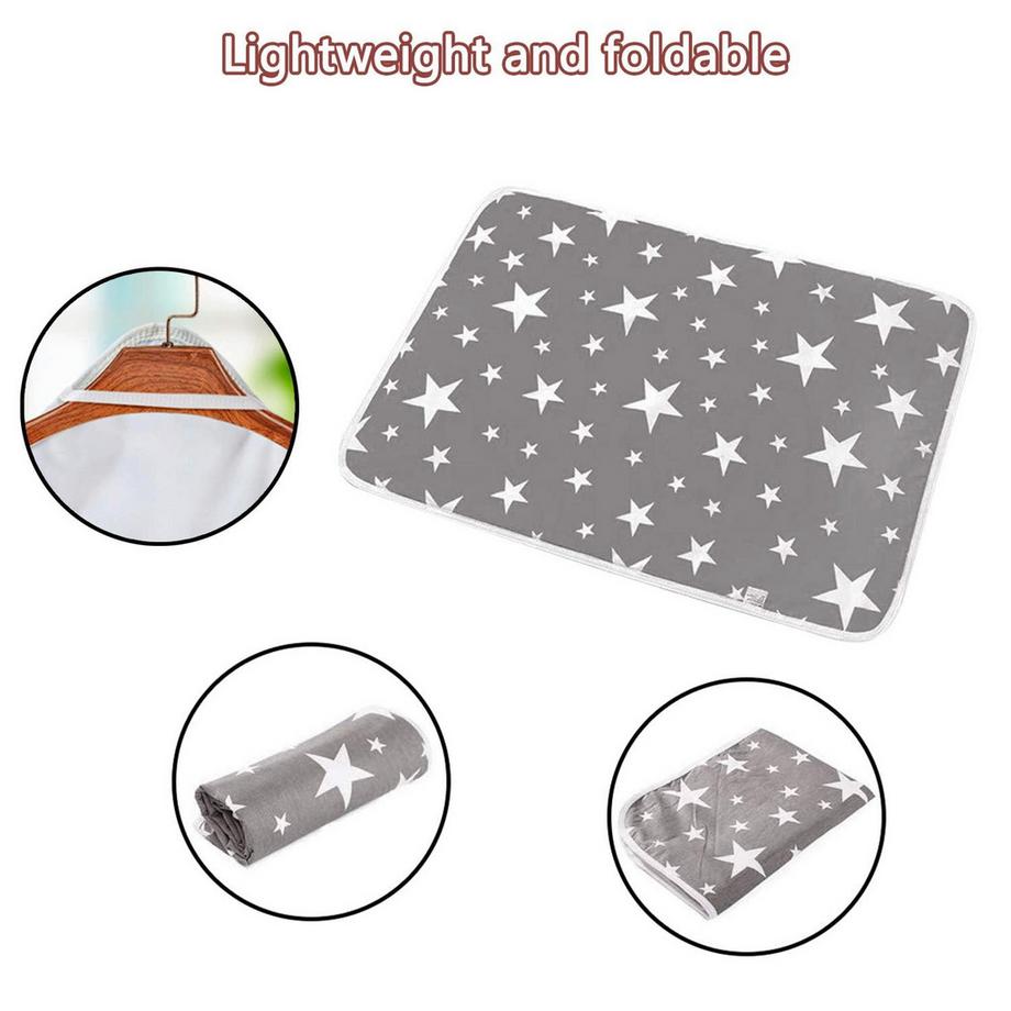 Activity-board  2 Stück Wickelauflage, waschbare Wickelauflage für Babys und Kleinkinder 