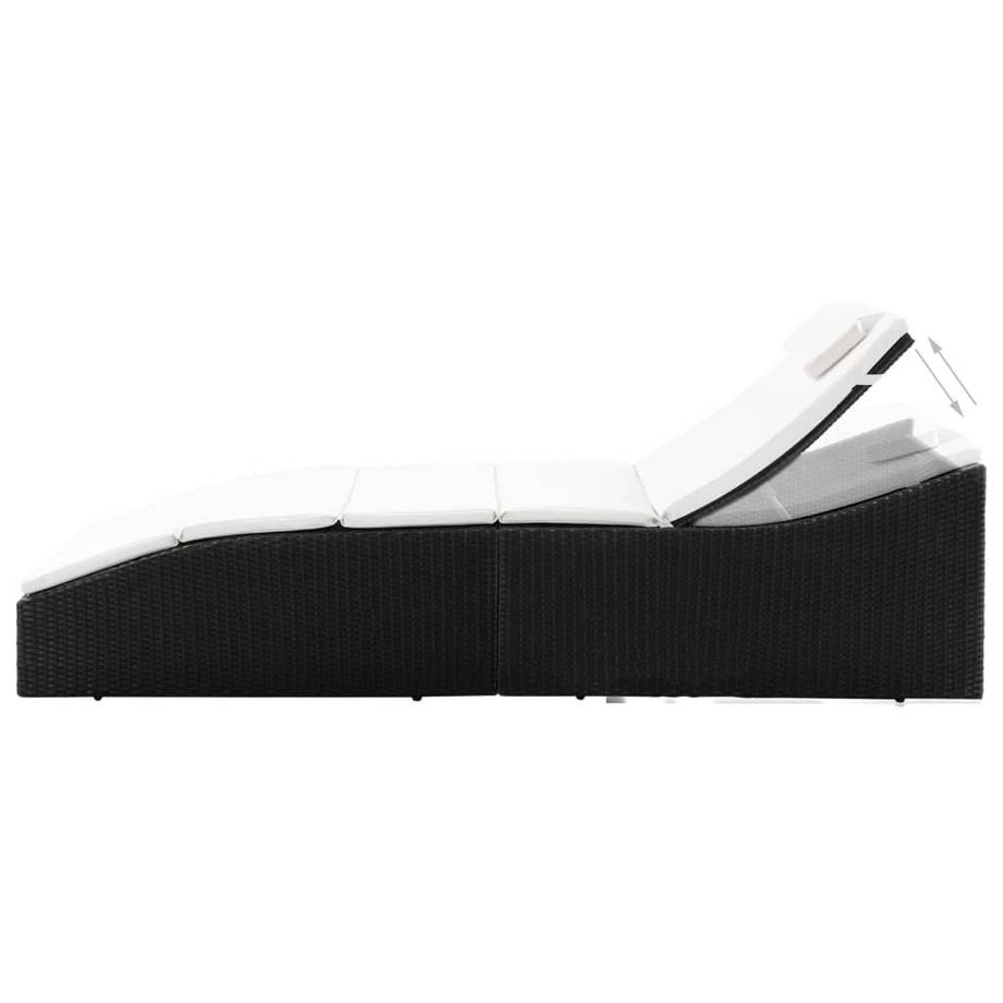 VidaXL Sonnenliege poly-rattan  