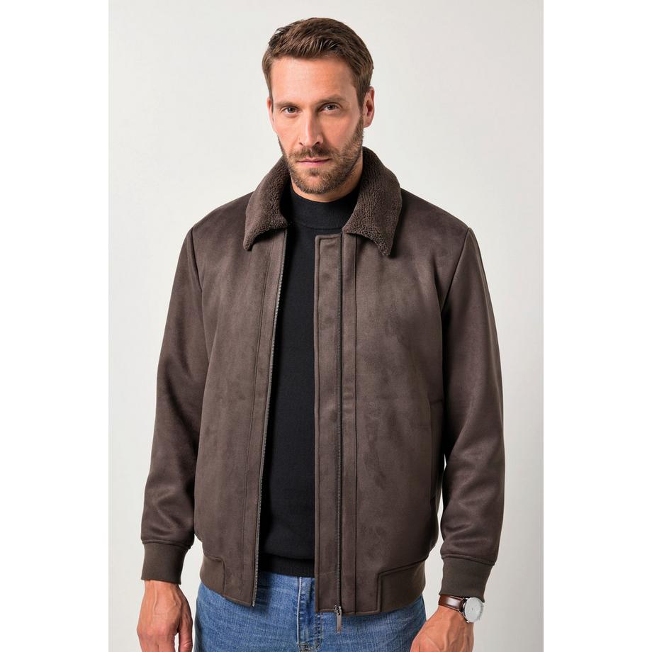 JP1880 Bombers Similicuir Doublure Polaire Bouclée  