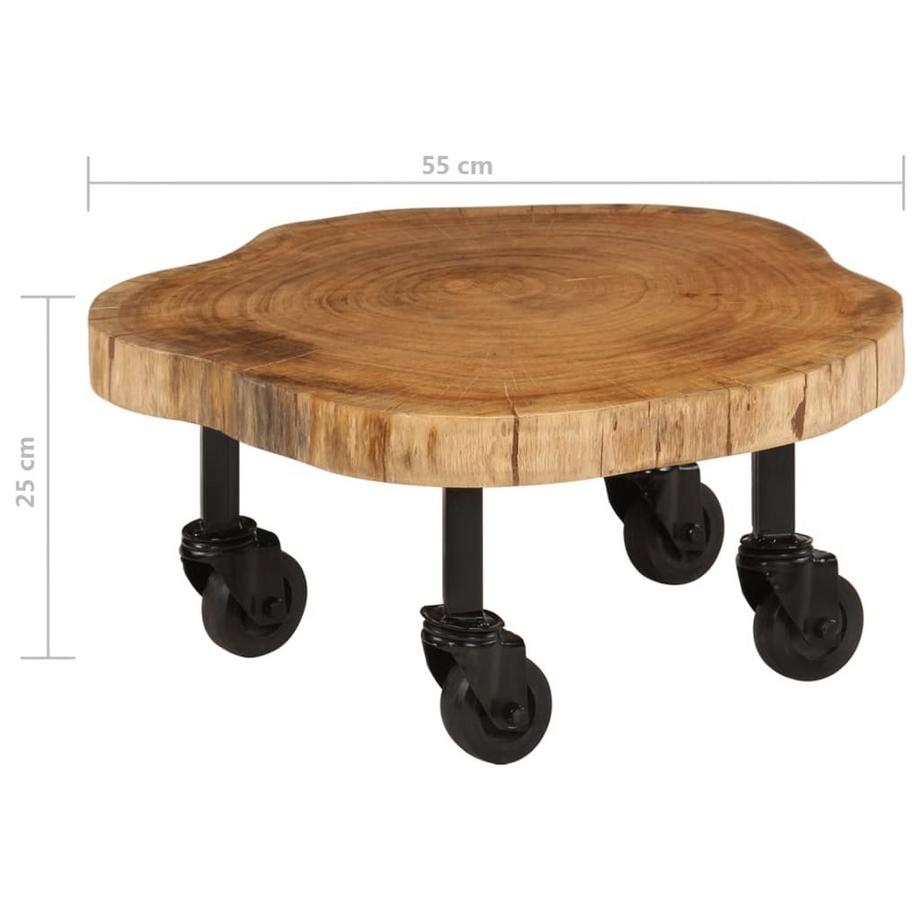 VidaXL Table basse bois d'acacia  
