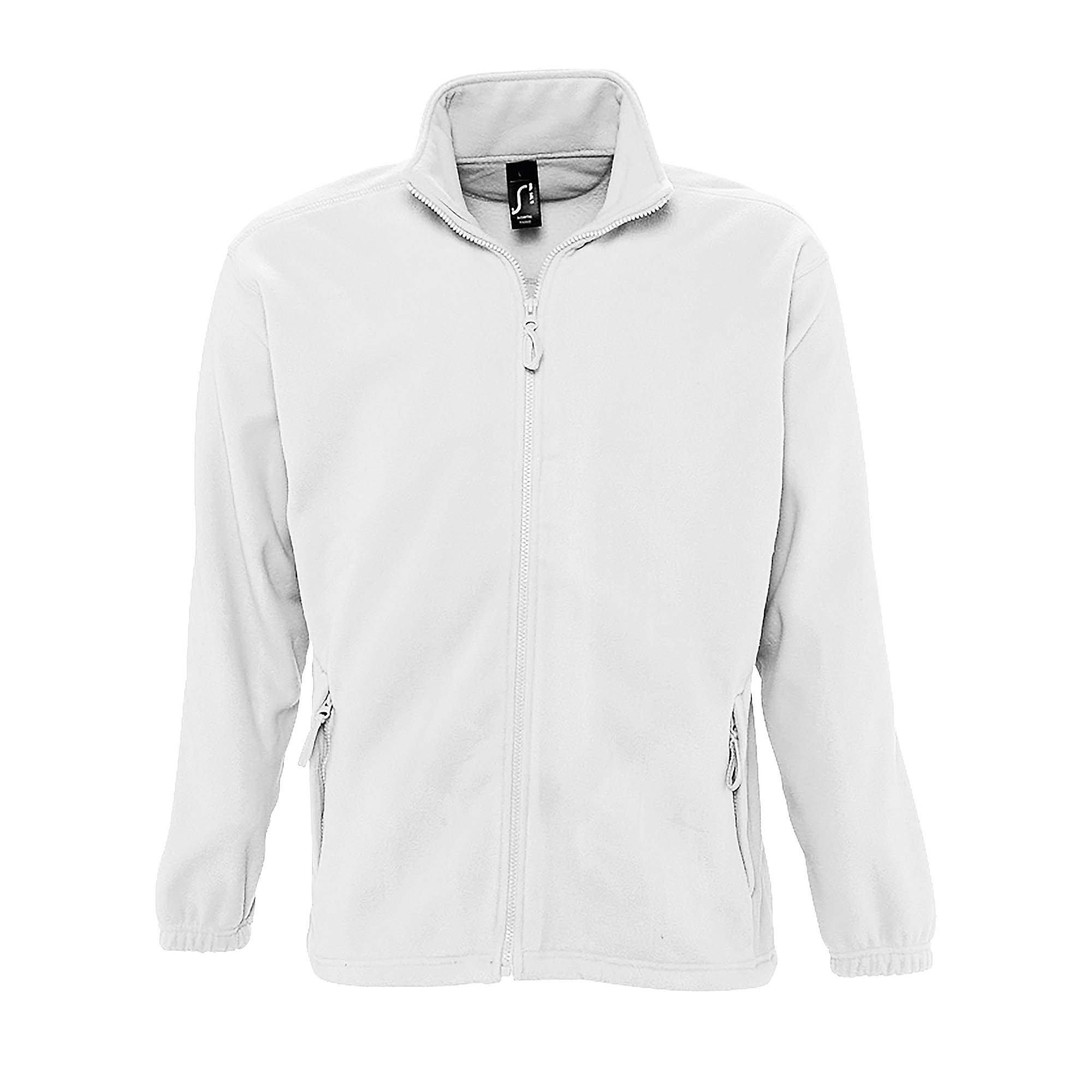 Image of Outdoor Fleece Jacke North Herren Weiss XL