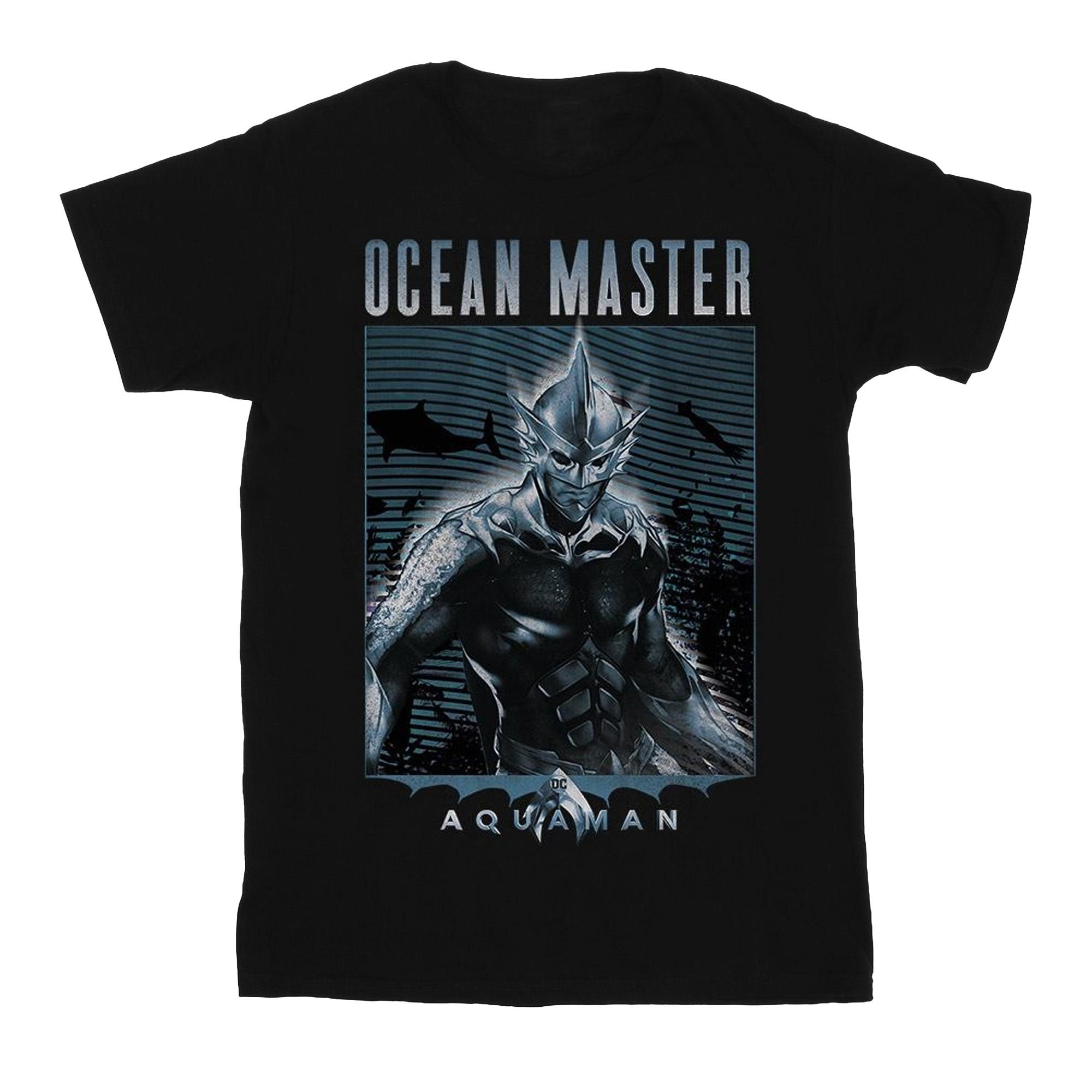Image of Aquaman Ocean Master Tshirt Herren Schwarz 5XL