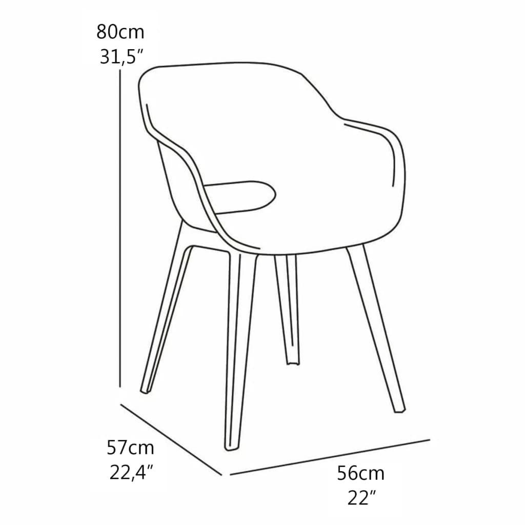 Keter Chaise d'extérieur plastique  