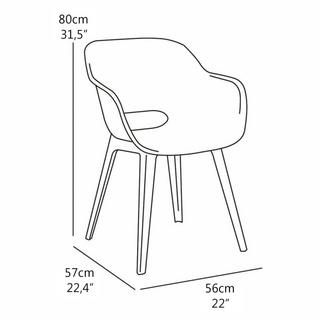 Keter Chaise d'extérieur plastique  