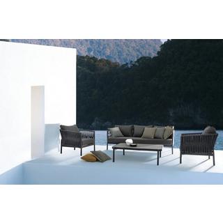 mutoni Garten Couchtisch Florencia 120x75 anthrazit  