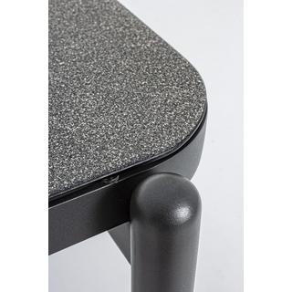 mutoni Table basse de jardin Florencia 120x75 anthracite  