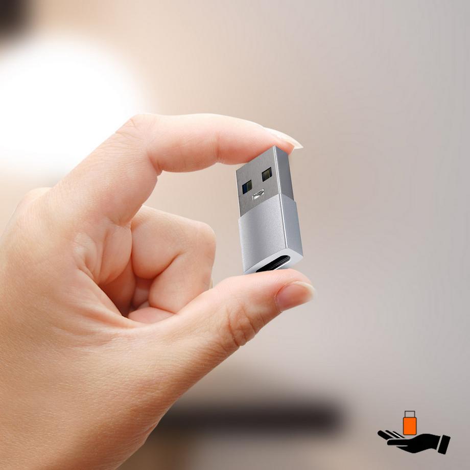 SATECHI USB-A to USB-C Adaptateur USB-A vers USB-C 