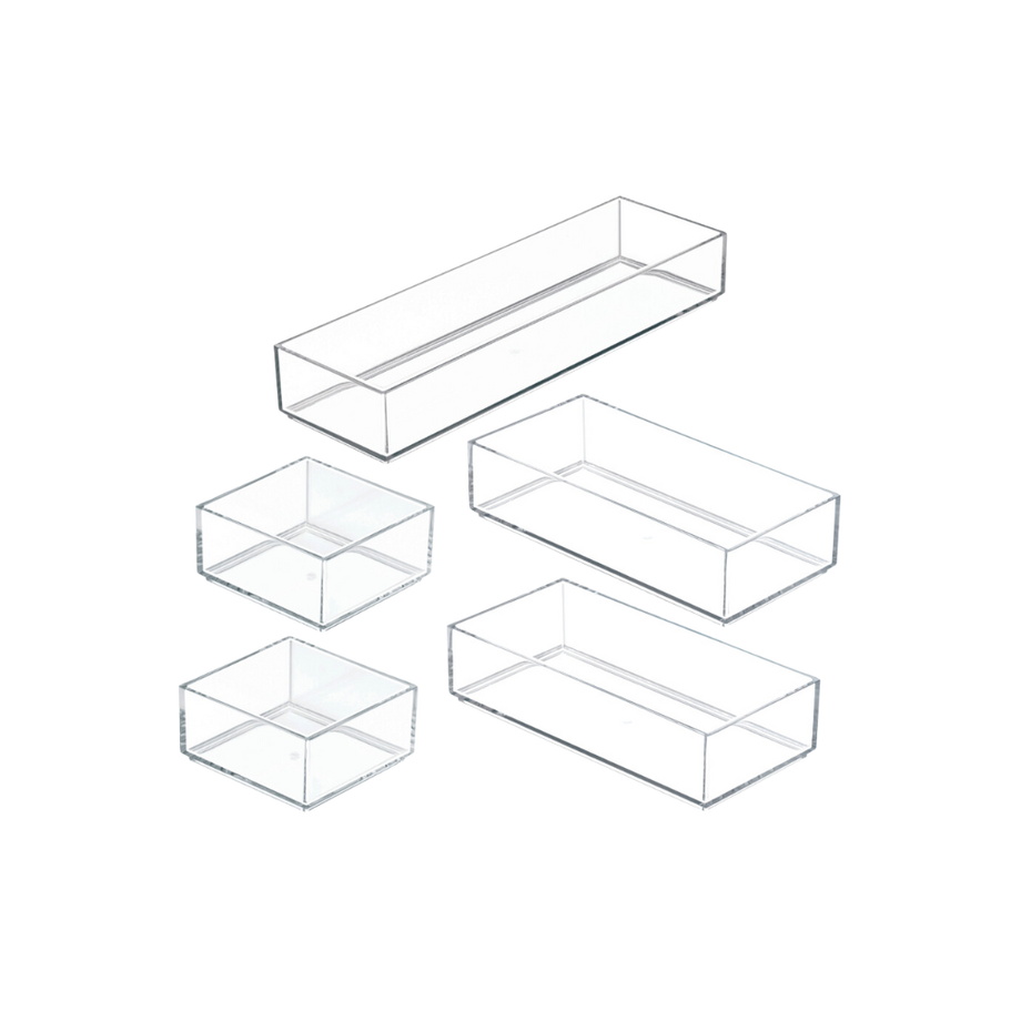 Schubladen Organizer Set CLARITY (5 teilig)