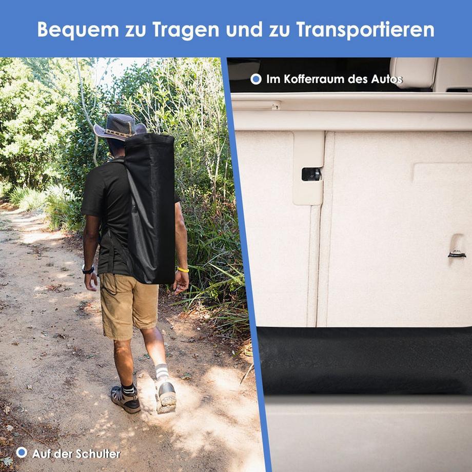 Northix Tragbares Gartenzelt mit Tasche  