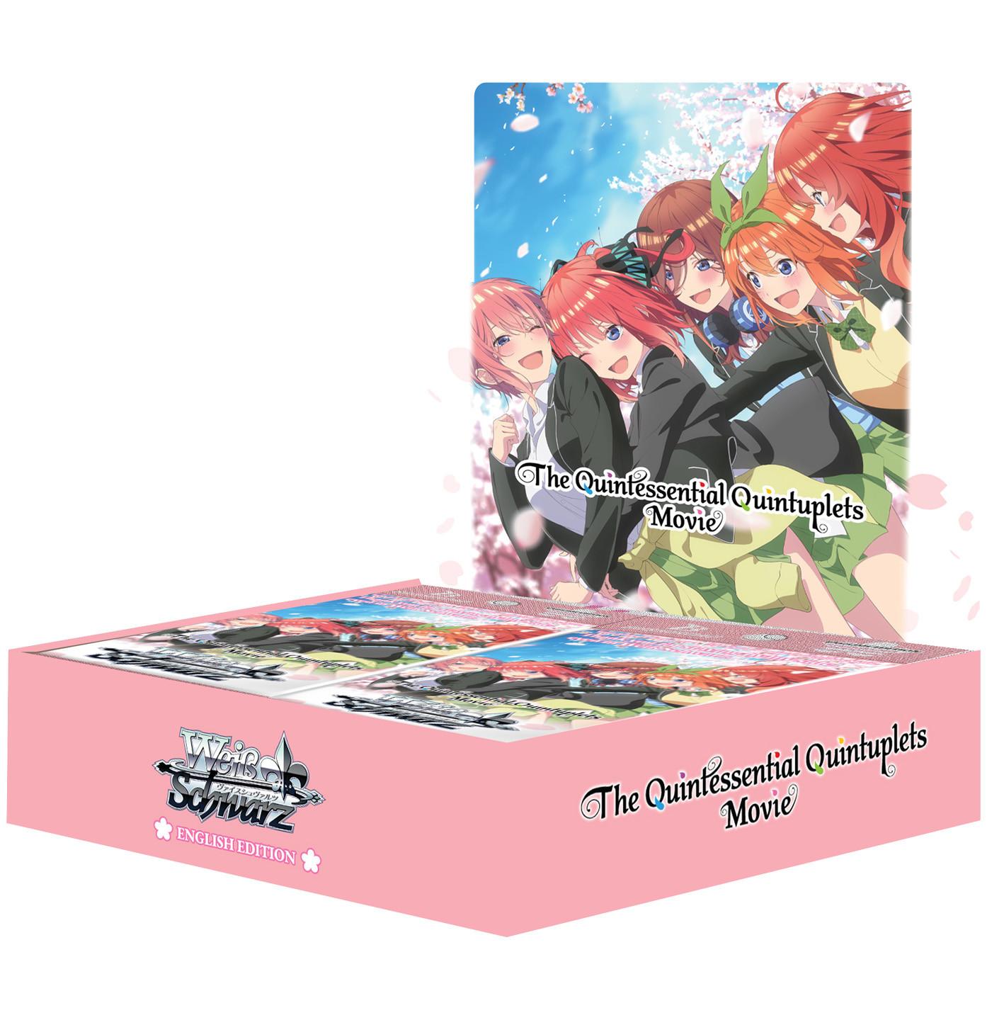 Bushiroad  The Quintessential Quintuplets Movie Booster Display - Weiss Schwarz TCG - EN 