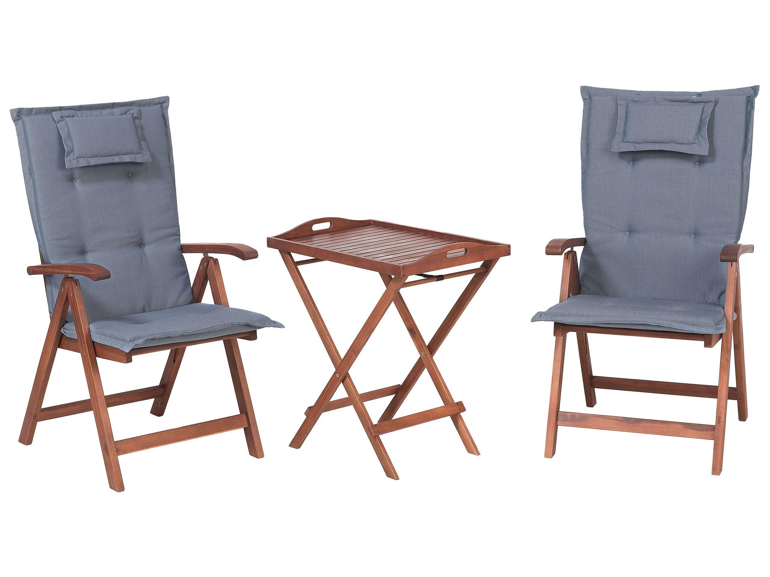 Image of Bistro Set aus Akazienholz Klassisch TOSCANA Bistro Set aus Akazienholz Klassisch TOSCANA