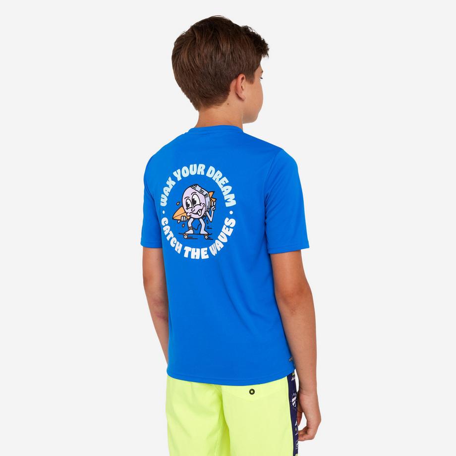 DECATHLON  Maglietta anti-UV bambino surf maniche corte poliestere 