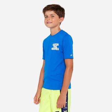 Maglietta anti-UV bambino surf maniche corte poliestere