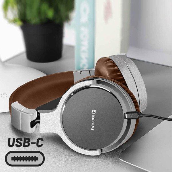 SWISSTEN  Bluetooth-Headset 5.3 Swissten Braun 