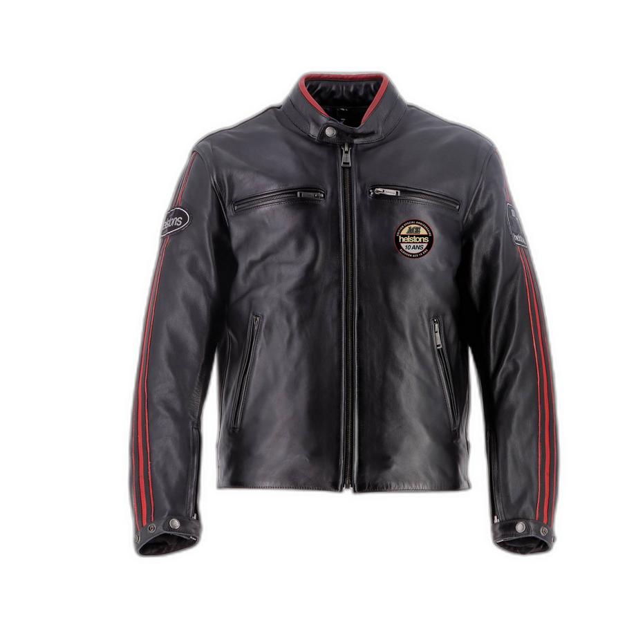 blouson cuir moto ace rag