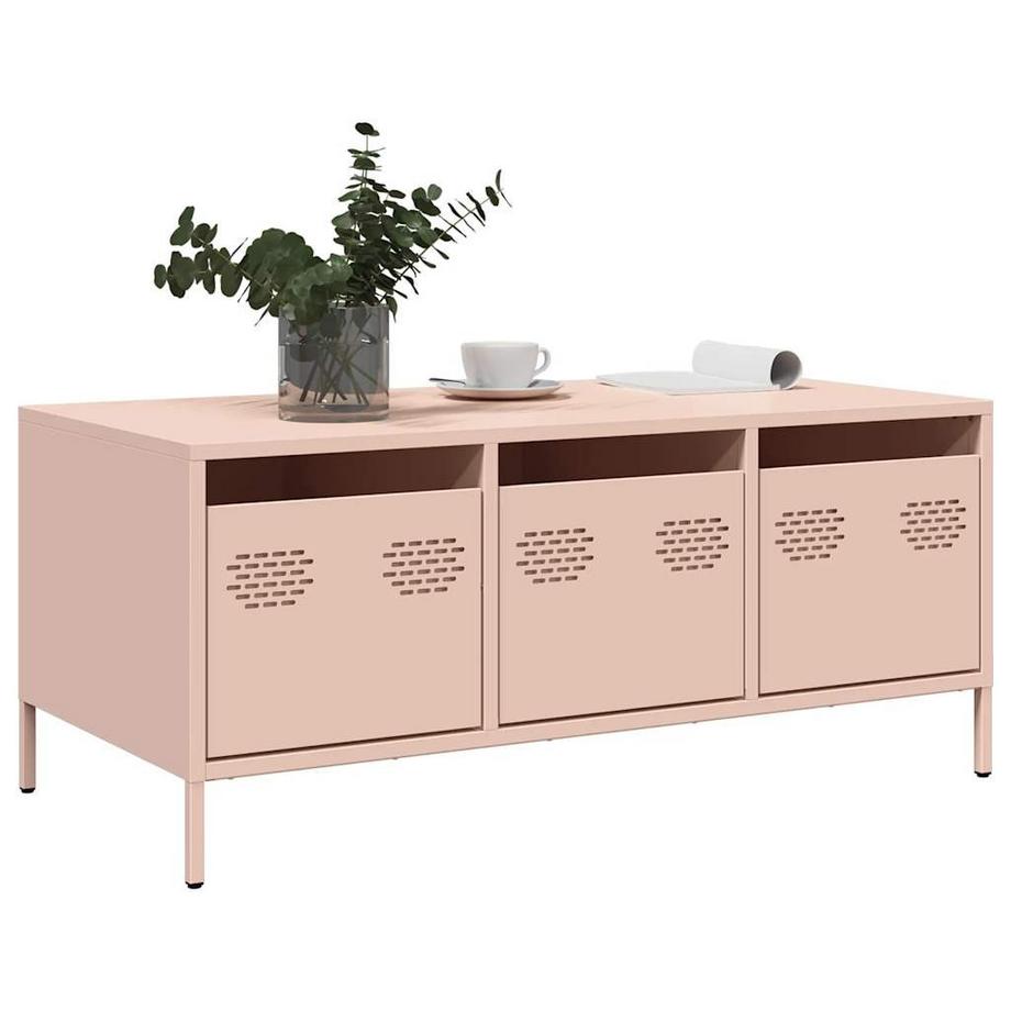 VidaXL Table basse acier  