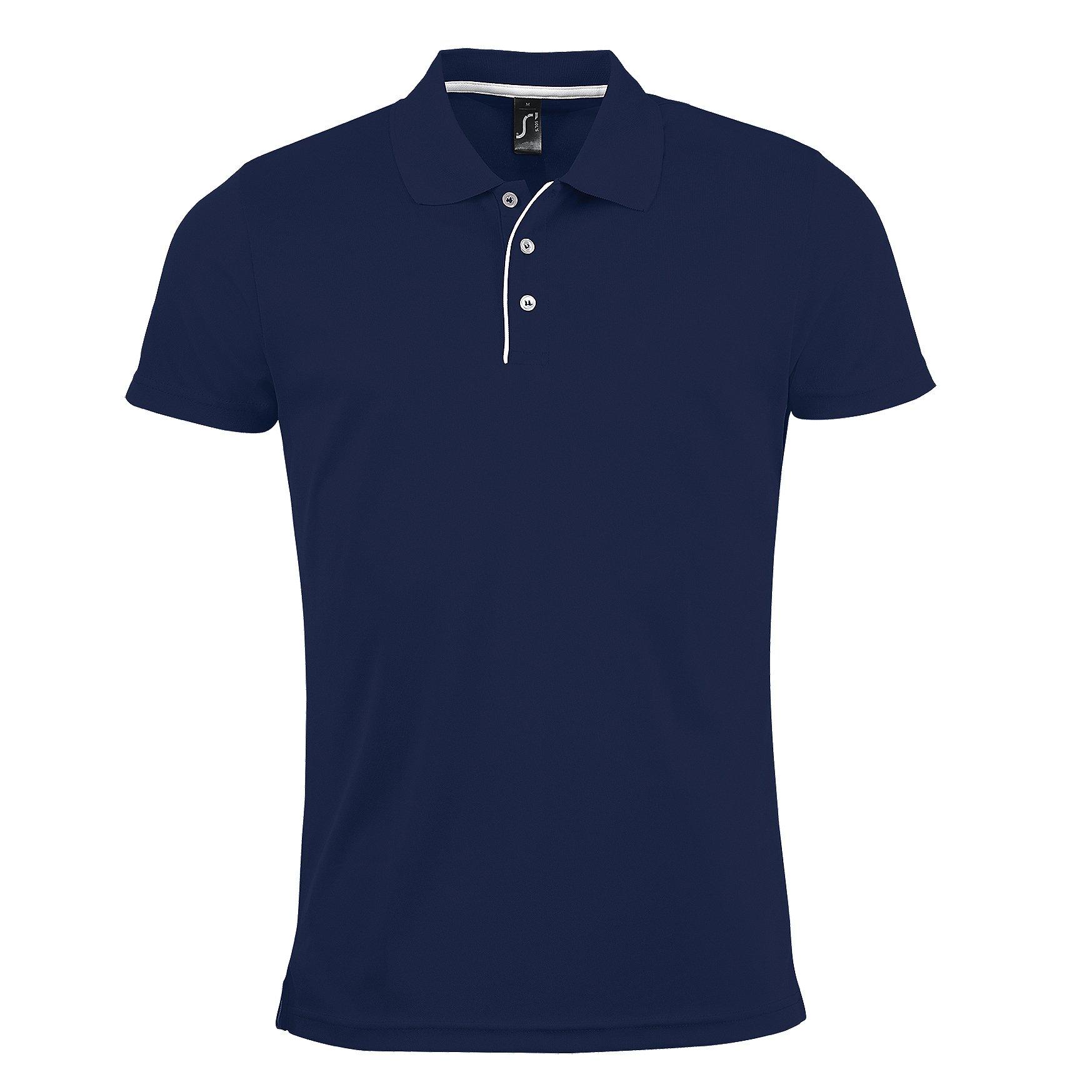Image of Pique Polo Shirt Performer, Kurzarm Herren Marine M