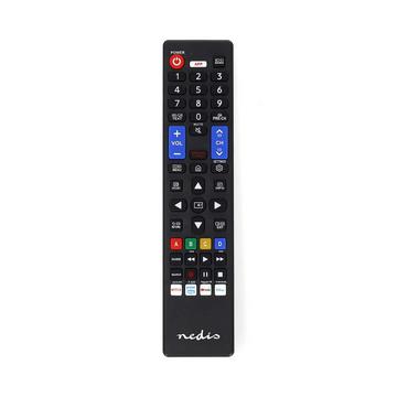Remote de remplacement | Convient pour: Samsung | Pré-programmé | 1 appareil | Amazon Prime / Disney + Button / Netflix Button / Bouton YouTube | Infrarouge | Noir