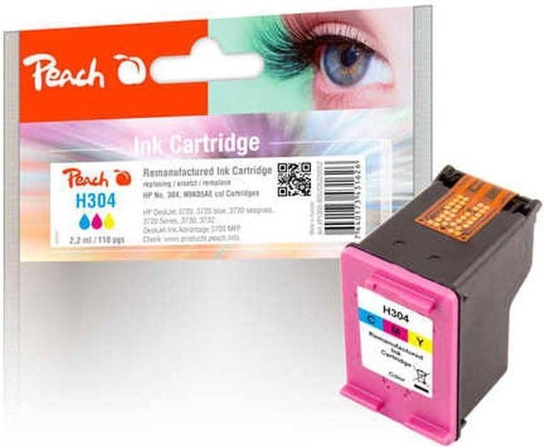 Peach  Tinte HP N9K05AE, No 304 Color, 2.2ml, 110 Seiten 