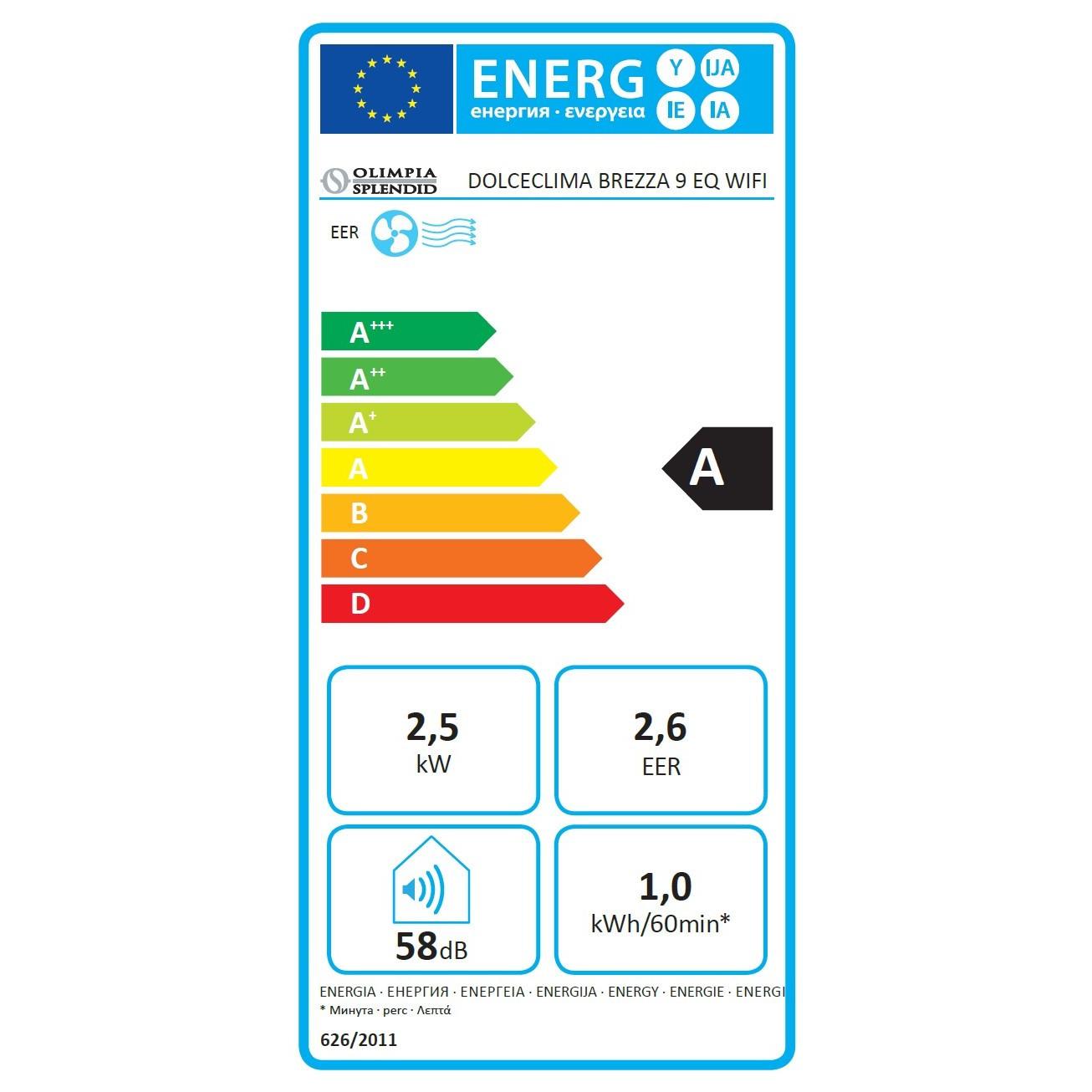 Olimpia Splendid DOLCECLIMA BREZZA 9 EQ WIFI  