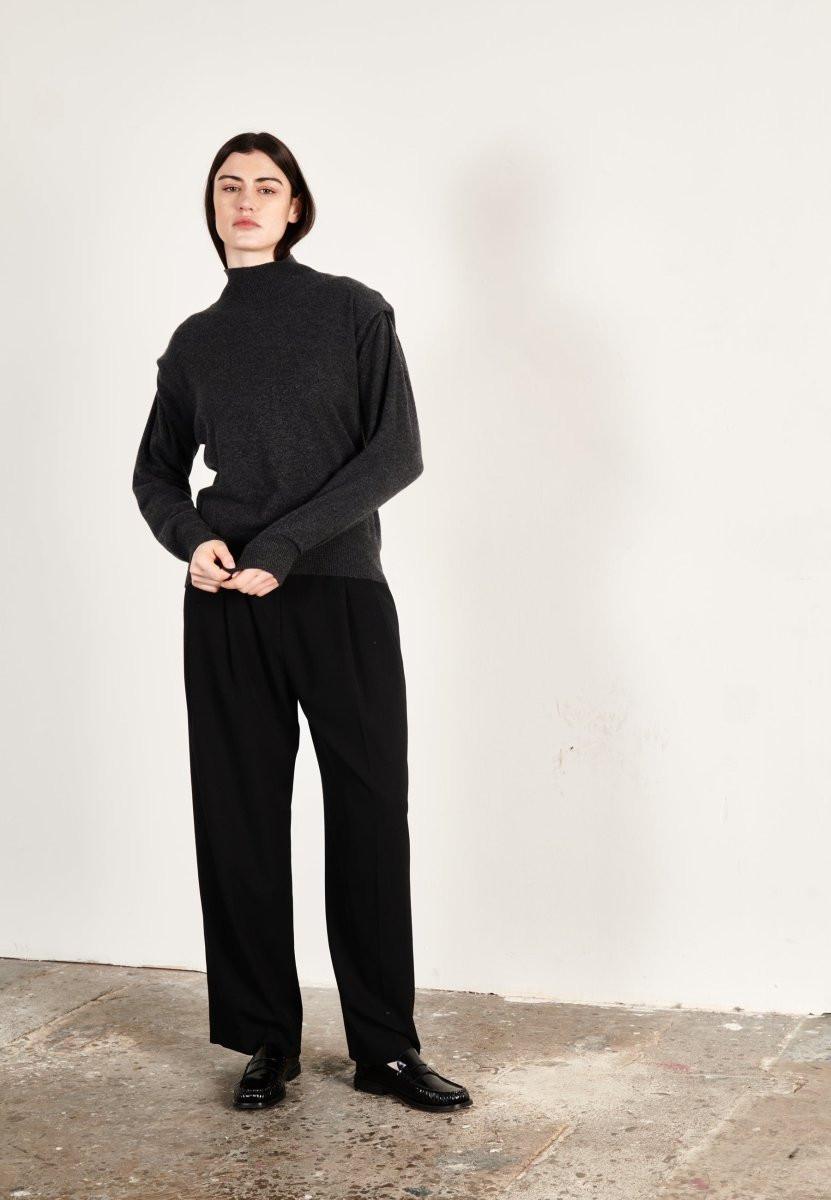 Studio Cashmere8 HANA 8 Pull Col Roulé Cachemire  