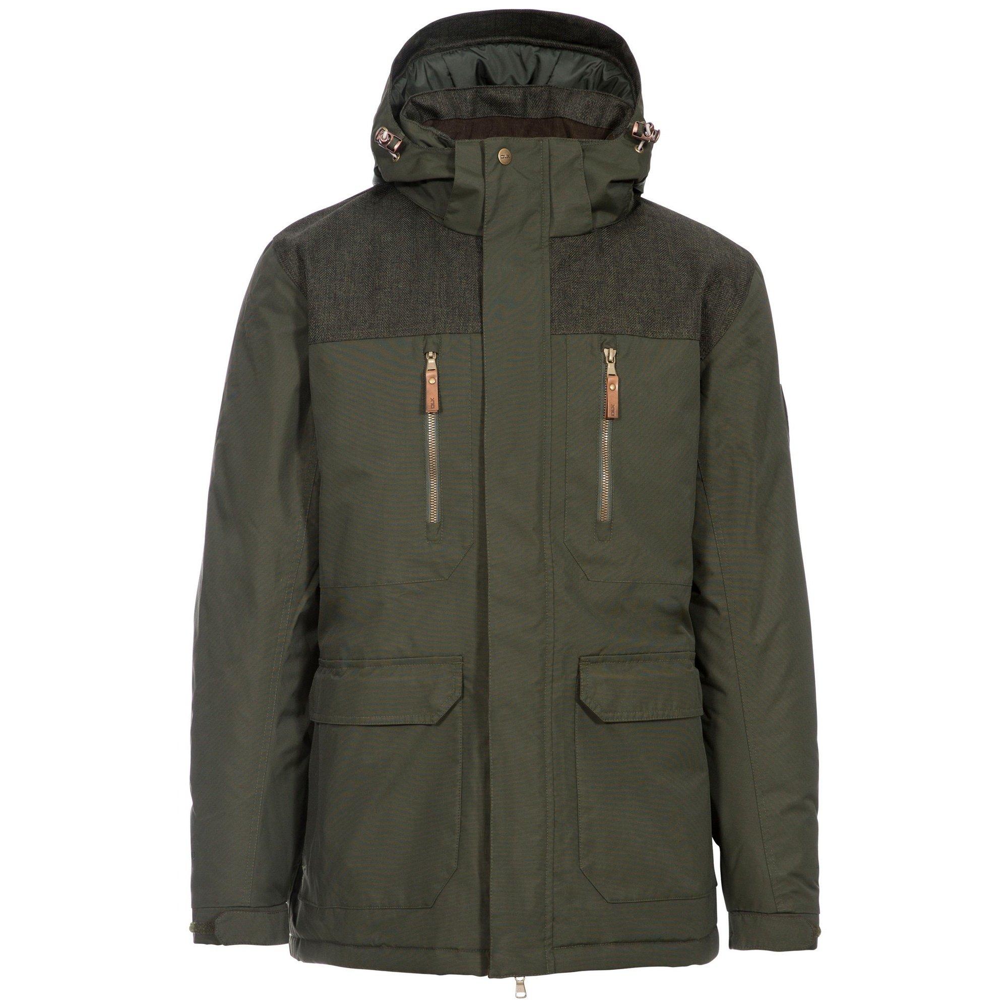 Image of Outdoorjacke Rockwell Mit Kapuze, Wasserfest Herren Olivegrün XXS