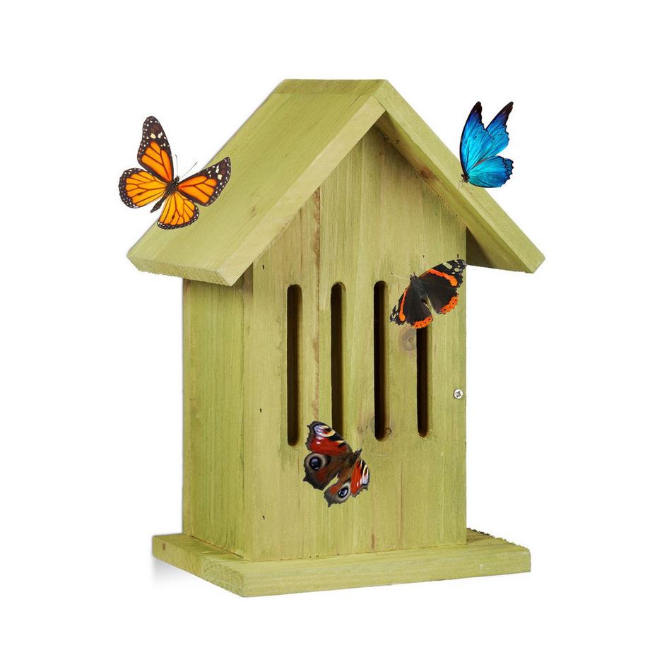 B2X  Hängendes Schmetterlingshaus in 2 Farben 