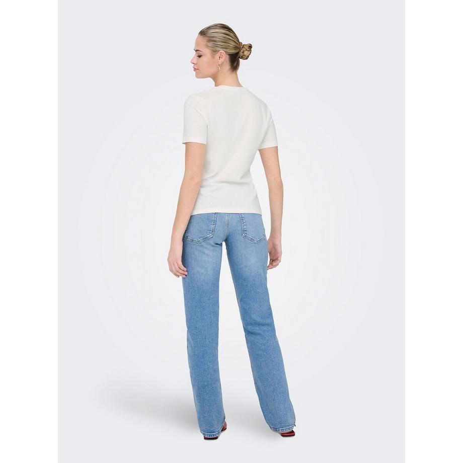 ONLY T-shirt con scritta sul petto  