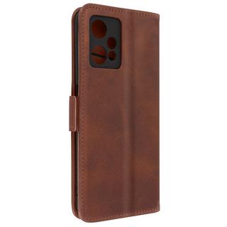 Avizar  Étui Folio Realme 9 5G et 9 Pro Marron 