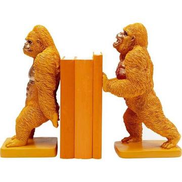 Serre-livres Gorilla orange (lot de 2)