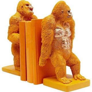 KARE Design Fermalibri Gorilla arancione (set di 2)  