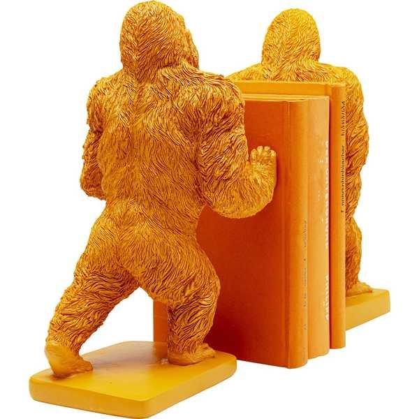 KARE Design Buchstütze Gorilla orange (2er-Set)  