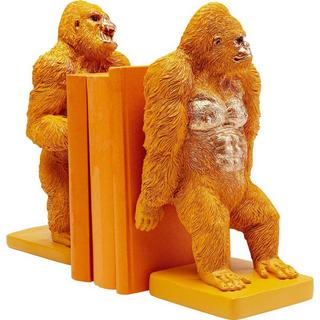 KARE Design Buchstütze Gorilla orange (2er-Set)  