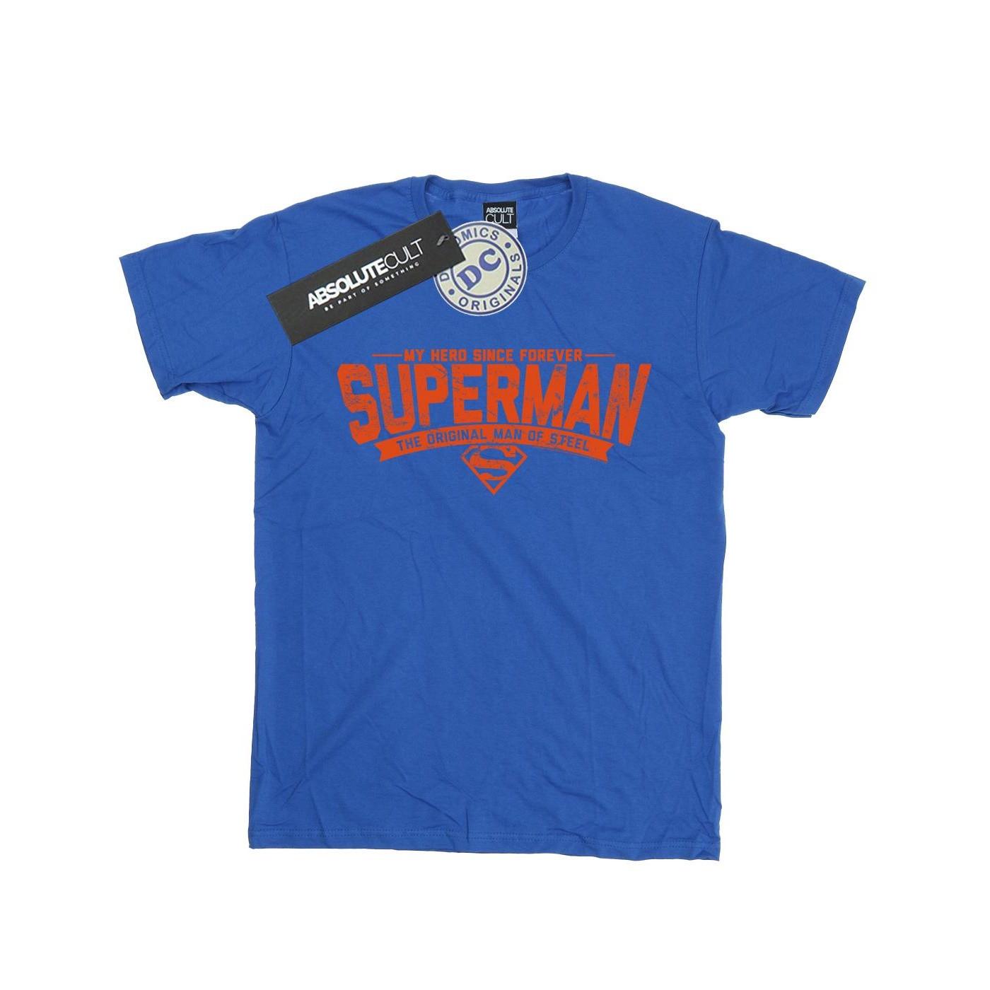 Image of Superman My Hero Tshirt Damen Königsblau M