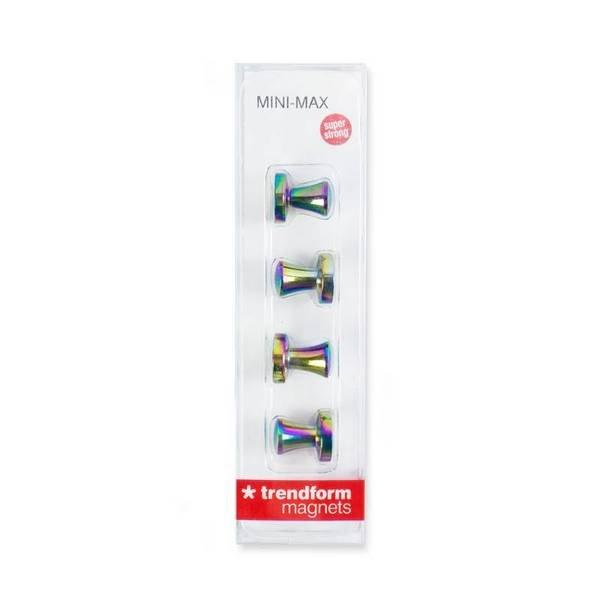 trendform Superstrong Magnets MINI-MAX set de 4  rainbow  