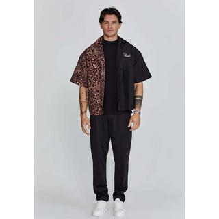 Sik Silk  Shirt Animal Print Shirt 