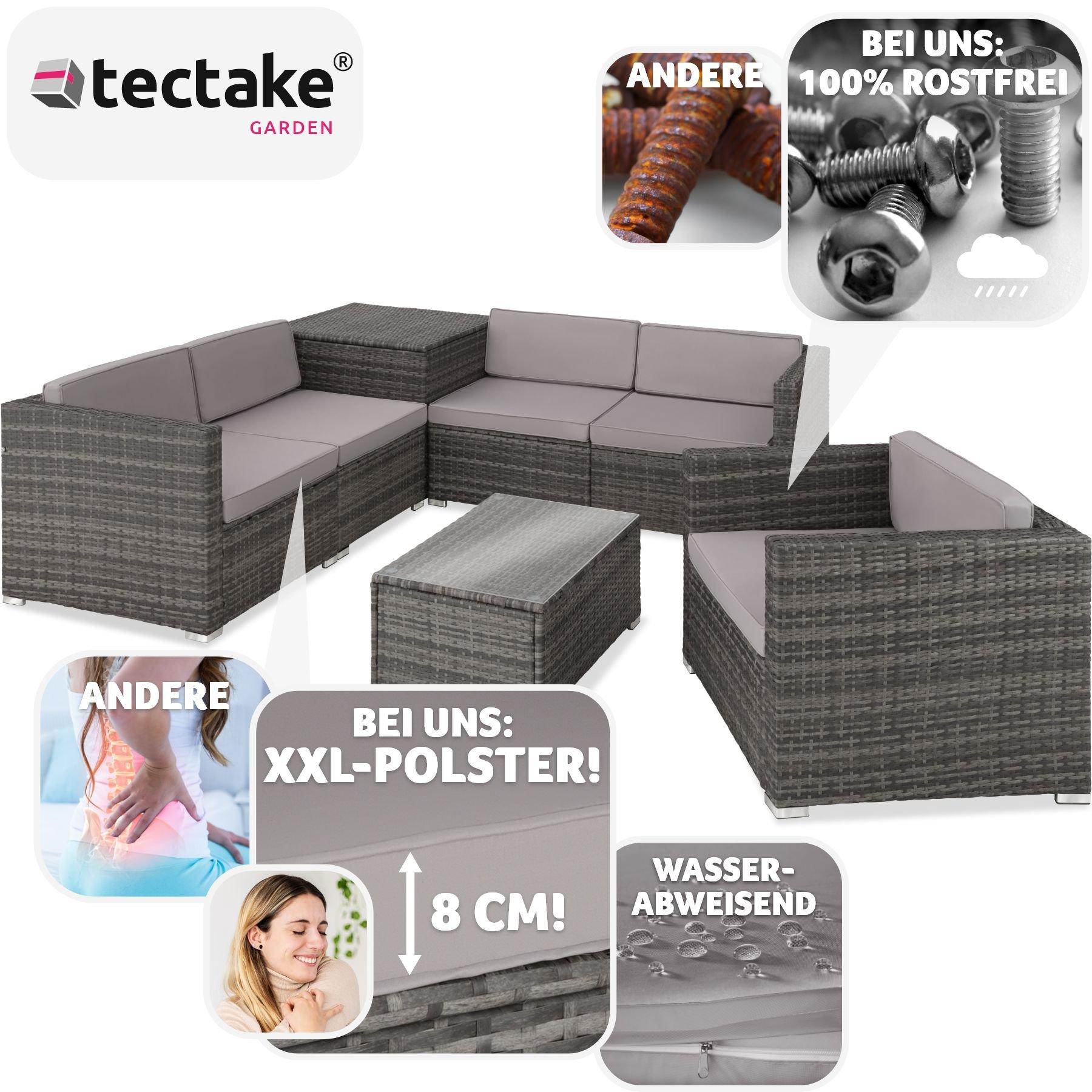 Tectake Rattan Lounge Pisa  