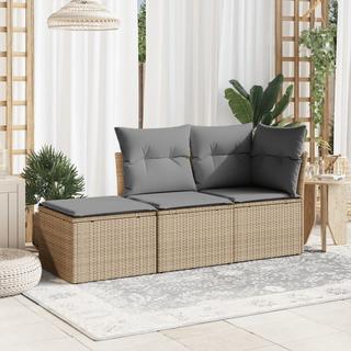 VidaXL  Gartenhocker poly-rattan 