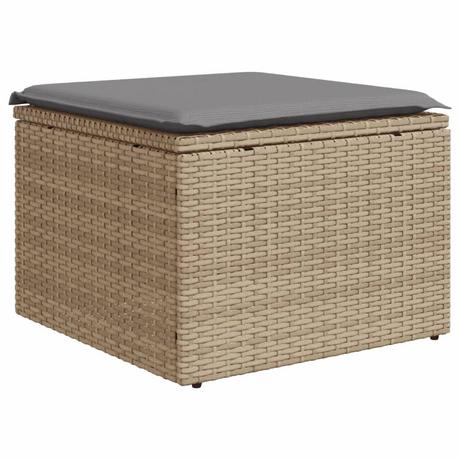 VidaXL  Gartenhocker poly-rattan 