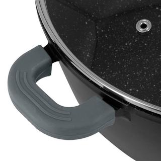 Cheffinger Pentola a induzione 24 cm con coperchio  