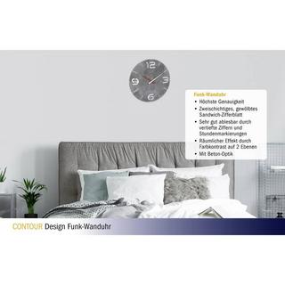 TFA Dostmann Horloge murale sans fil Design contour  
