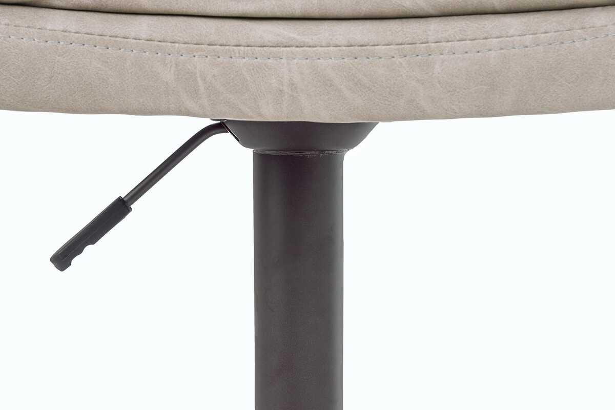 mutoni Tabouret de bar Connor gris clair vintage  