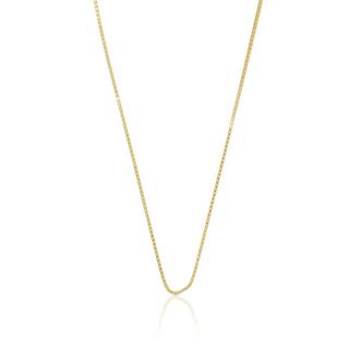 MUAU Schmuck  Collier Venezianer Gelbgold 585, 0.9mm, 45cm 