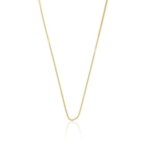 MUAU Schmuck  Collier Venezianer Gelbgold 585, 0.9mm, 45cm 