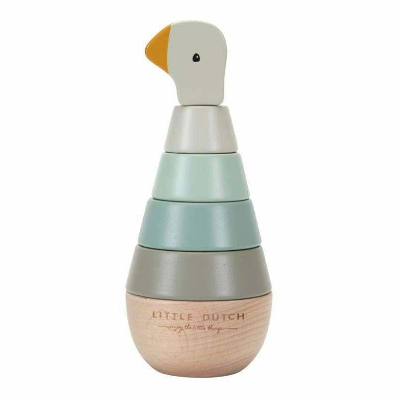 Little Dutch  Holz-Stapelturm mit Ringen Little Goose FSC 