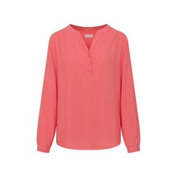 Blouse à enfiler Uni Manche longue Décolleté en V