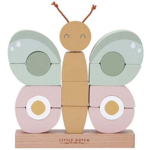 Image of Holzsteckspiel Flowers&Butterflies FSC